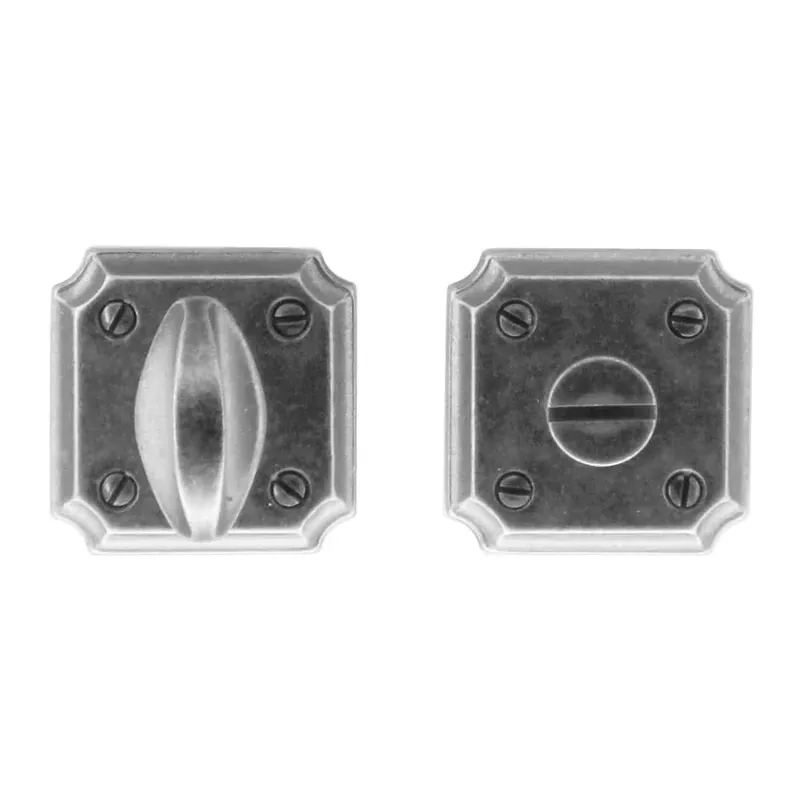 Actieprijs HDD Pro WC Garnituur Square Retro 50 Mm Old Silver