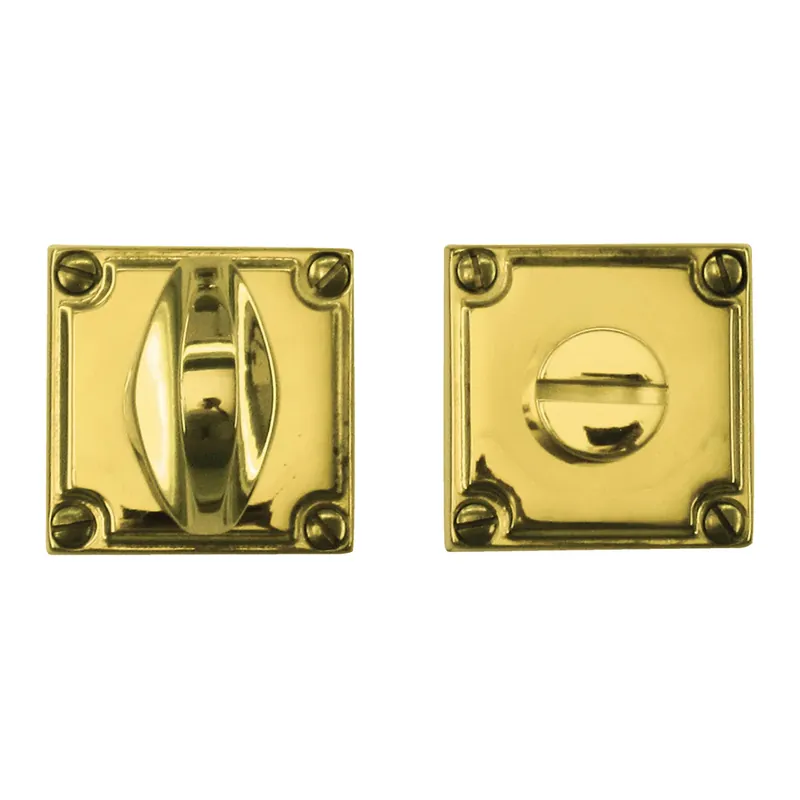 Direct Beschikbaar HDD Pro WC Garnituur Square Retro 44 Mm Messing Gepolijst Niet Vernist