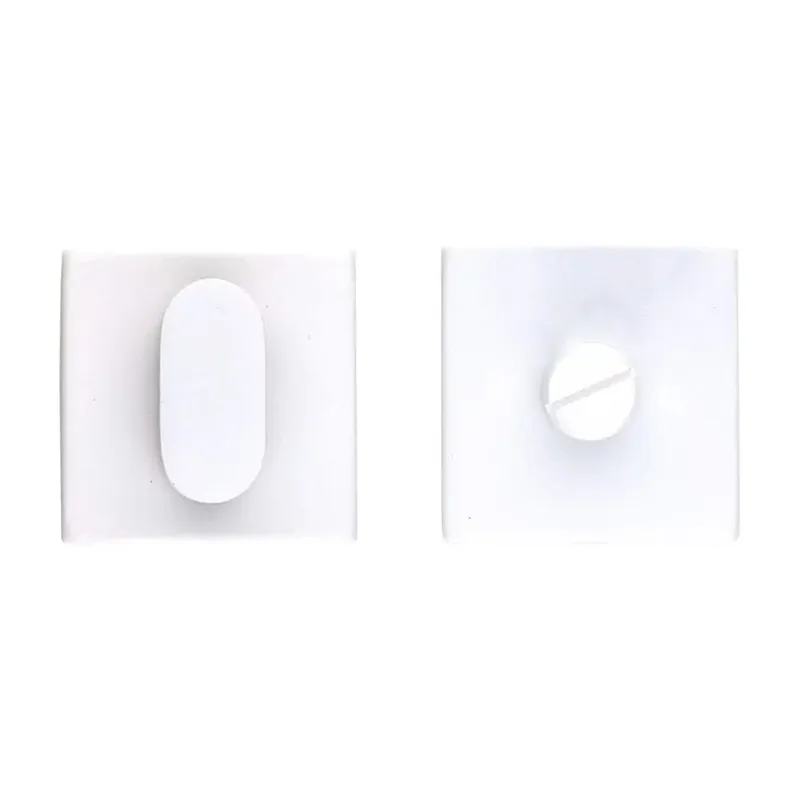 Aanbieding HDD Pro WC Garnituur Square Shape Wit Structuur Zonder Rood/wit Tige 120 Mm