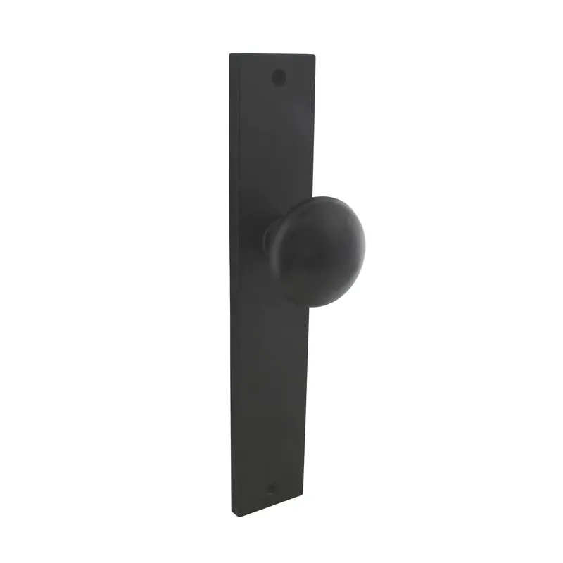 Dagaanbieding Intersteel Knop op schild Rechthoekig Mat Zwart