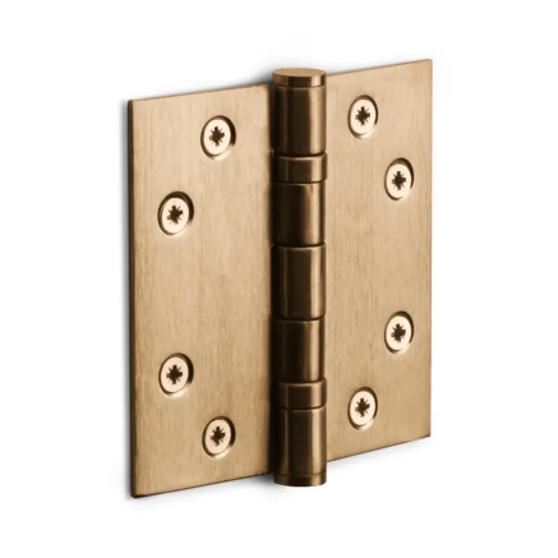 FORMANI Kogellagerscharnier 89x89 PVD Licht Brons LBS8989 Rechte Hoeken Exclusieve Aanbieding