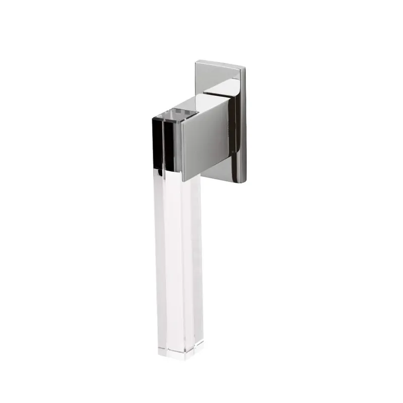 Olivari Raamkruk Ice Cube Chroom transparant Exclusieve Aanbieding