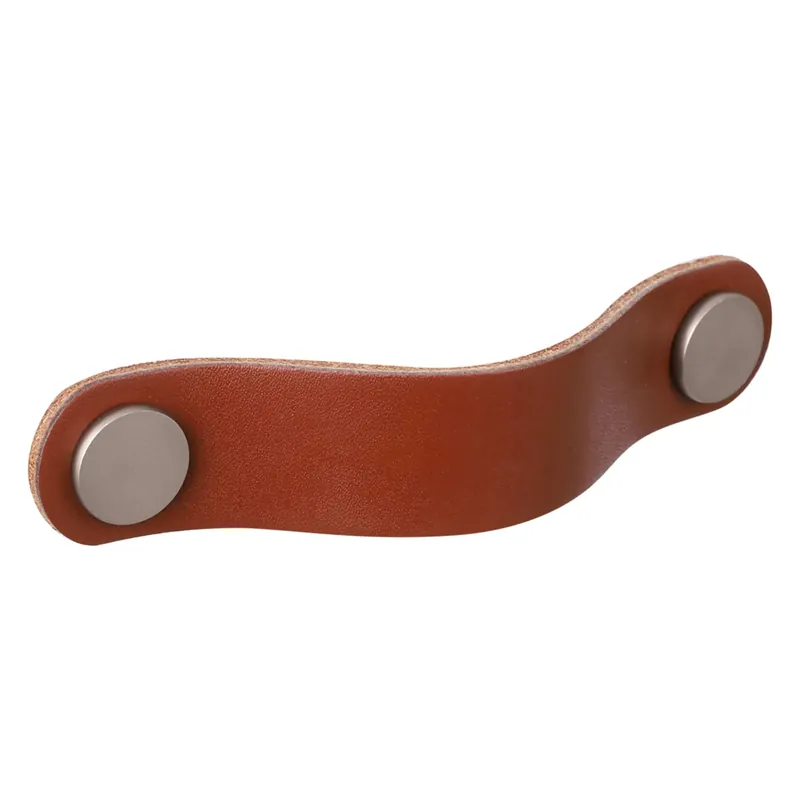 Starx Meubelgreep Leer 25x96mm Cognac bruin Koopje