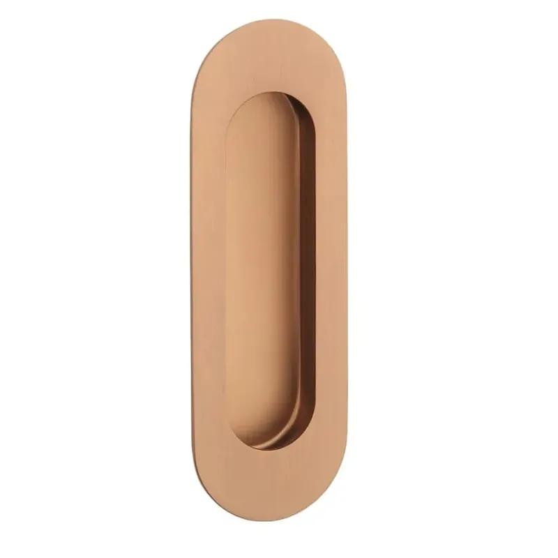 STERK Schuifdeurkom 1717 – ovaal 120x40mm – koper PVD Speciale Aanbieding