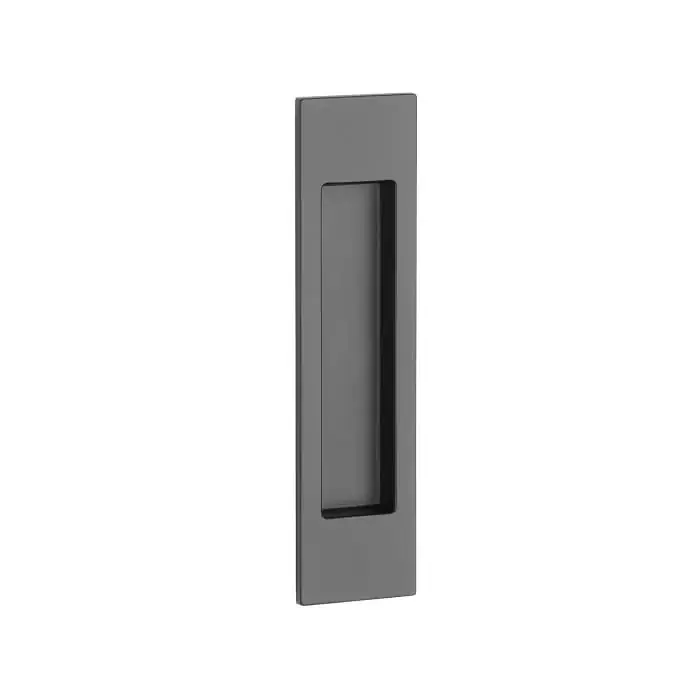 Speciale Aanbieding APRILE Schuifdeurkom 7039 rechthoekig – mat zwart 152x39mm