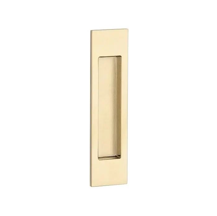 Exclusieve Aanbieding APRILE Schuifdeurkom 7039 rechthoekig – goud gepolijst PVD 152x39mm