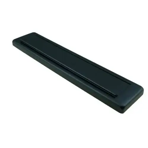Korting DX - Ami - Briefplaat climate comfort veer recht zwart 340 x 74 mm