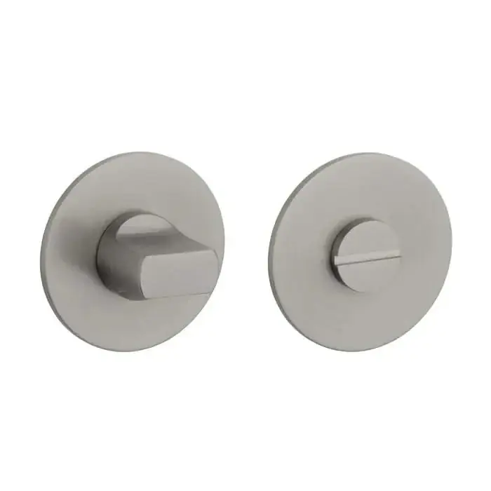 Koopje STERK Basalt PVD Antracietgrijs WC garnituur OVAL 1712 ultra dun 3mm
