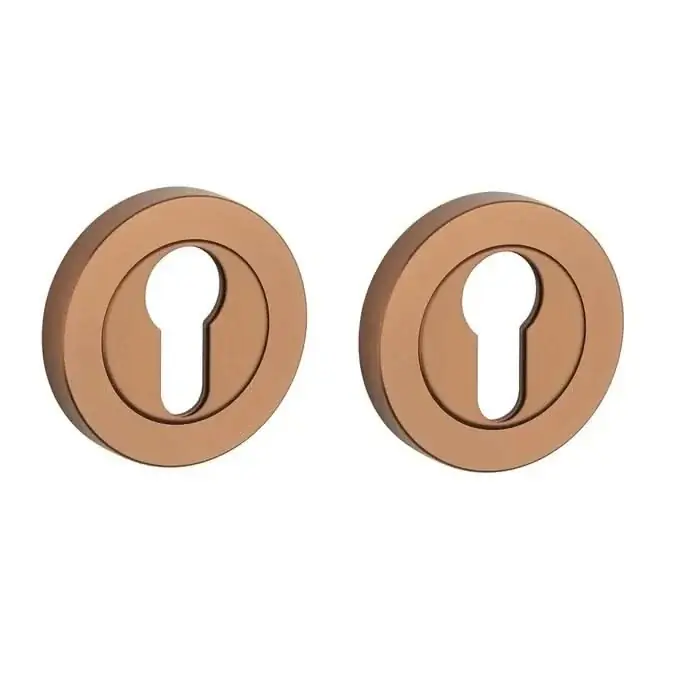 STERK Cilinderrozetten 1711 OVAL PRO 8mm Koper PVD Gecertificeerd