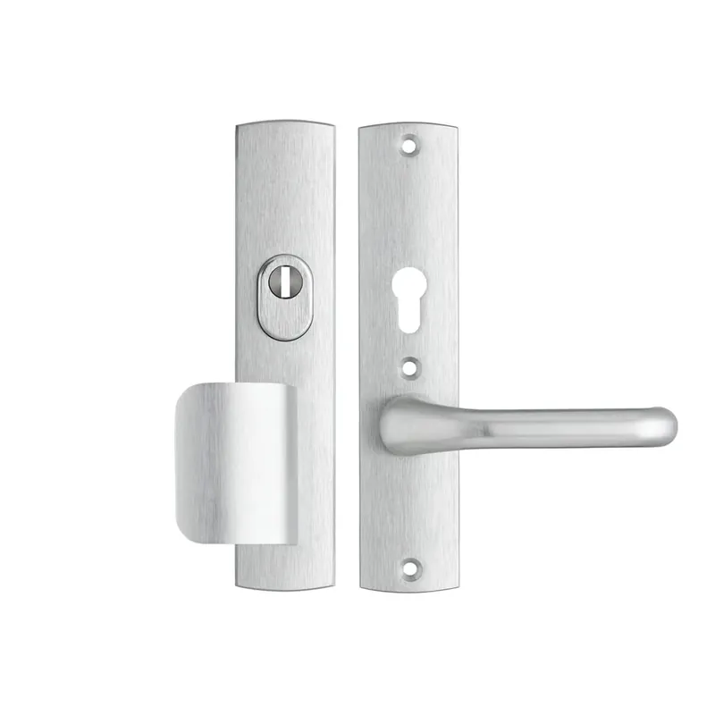 Gereduceerde Prijs AXA Veiligheidsbeslag Comfort D-duwer+kruk Flow PC72 242x52x13 Alu