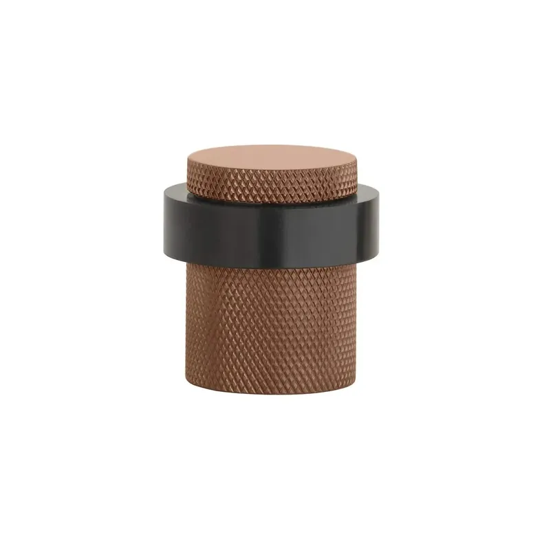 Beperkte Voorraad Sterk deurstopper 1721 vloer Ø38×40 mm mat koper PVD
