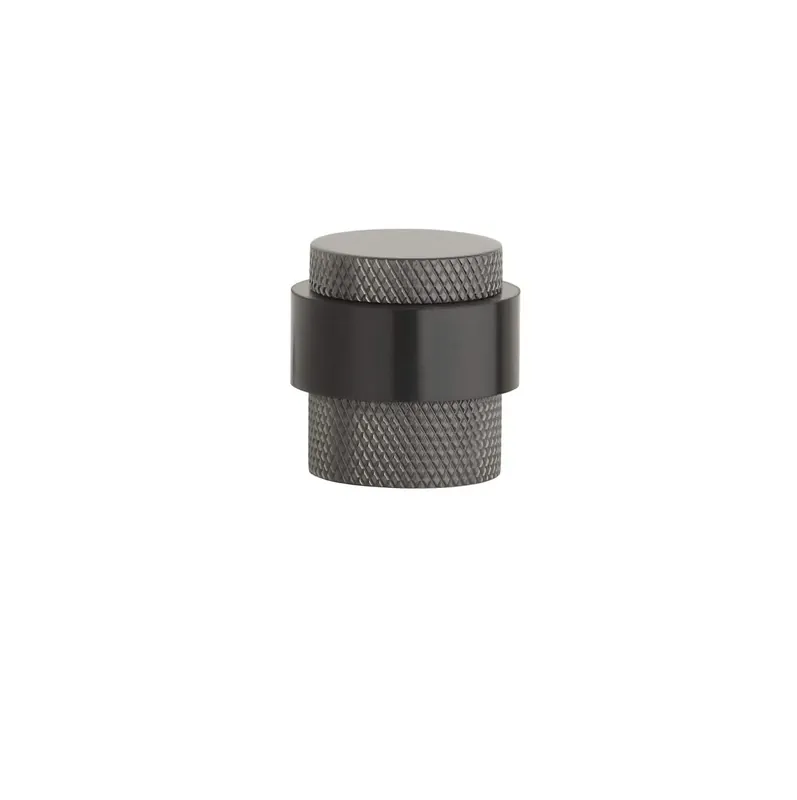 Sterk deurstopper 1722 vloer Ø30×30 mm basalt PVD Express Levering