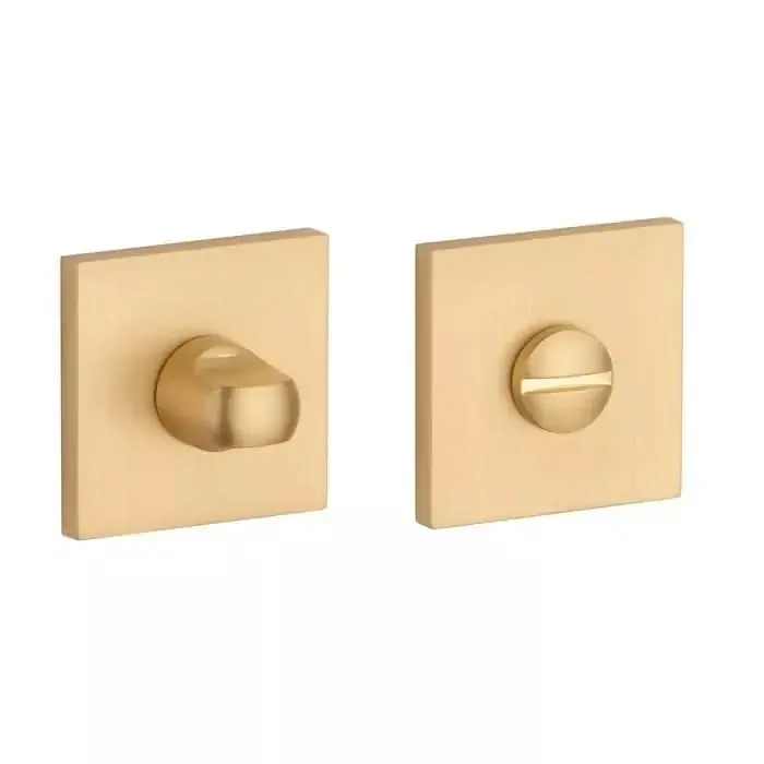 STILE WC garnituur 53x53x7mm Mat goud Uitverkoop