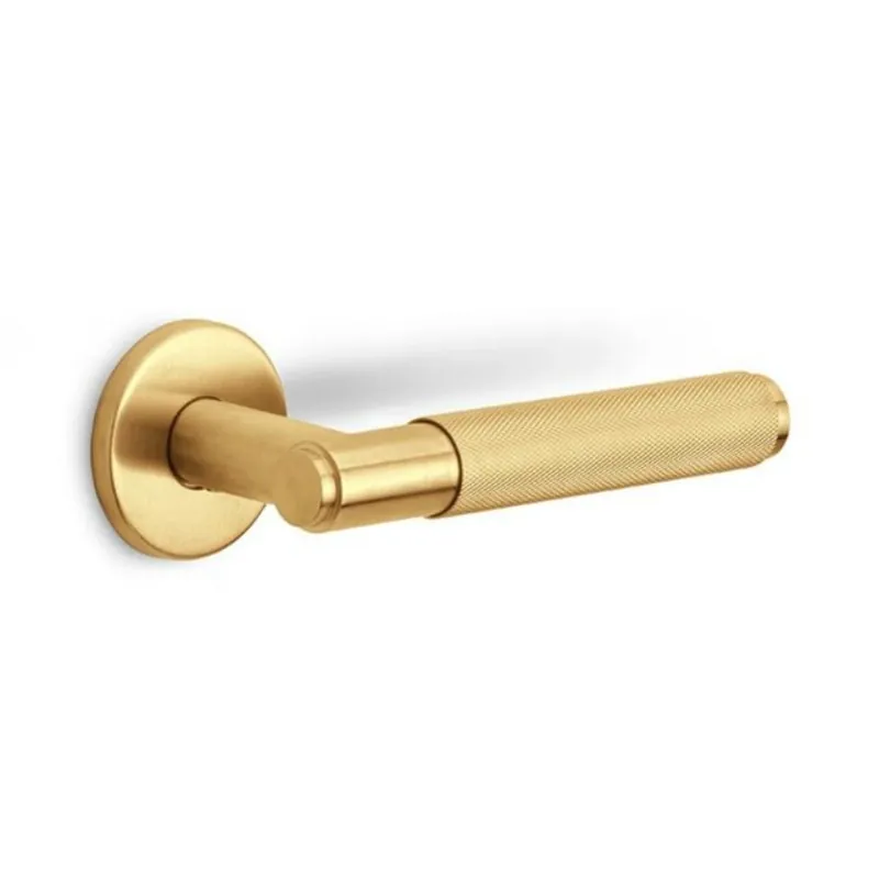 Actieprijs Deurkruk Formani BASICS LB5-22 ronde rozet PVD Mat Goud