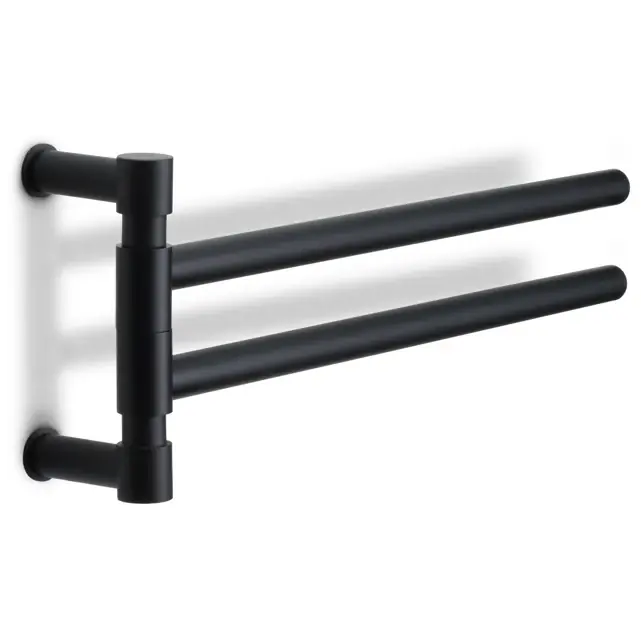 Formani ONE PB450 Draaibare Handdoekstang Mat Zwart Seizoensaanbieding