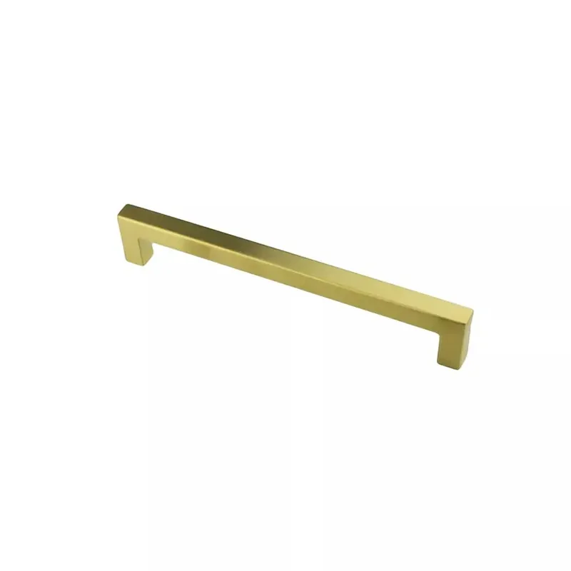 HHD Pro Meubelgreep Kasttrekker Cubica 12/192mm Messing Gelakt Must-Have