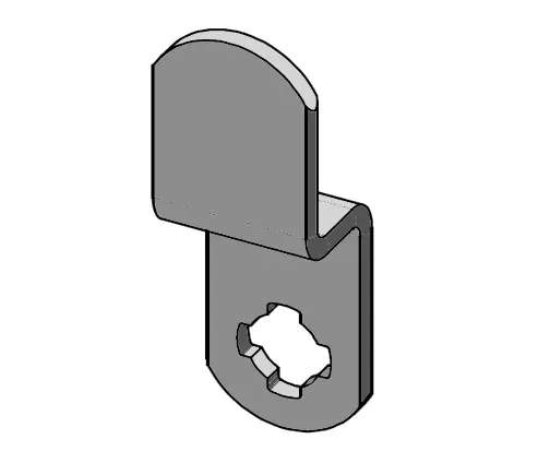 Salto aangepaste sluitlippen t.b.v. GL7P lockersloten Snelle Levering