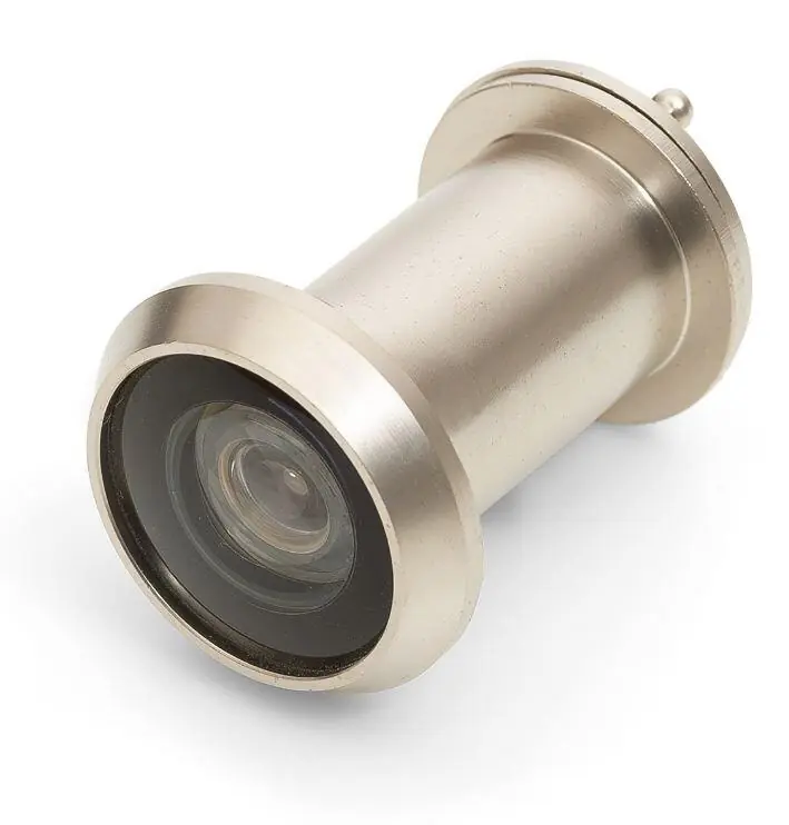 Rechtstreeks Van De Fabrikant Deurspion Big Eye 200graden 35-60mm RVS finish
