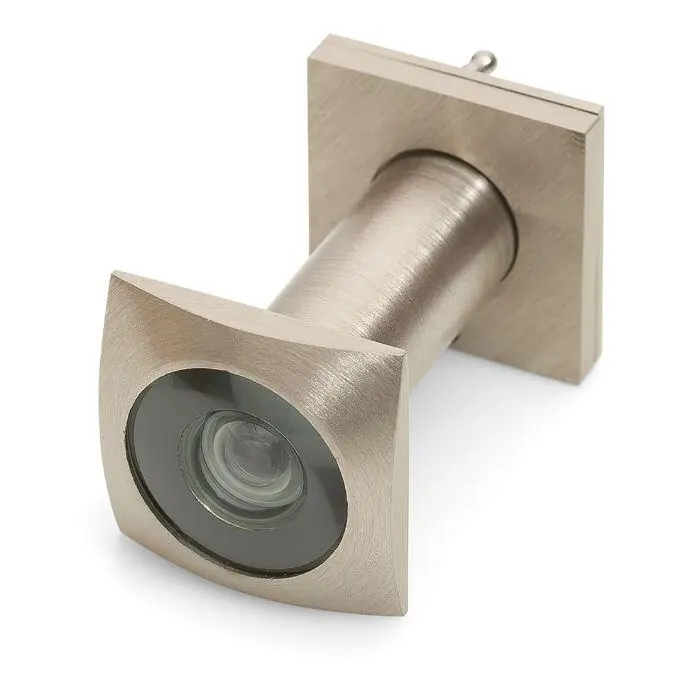 Op = Op Deurspion vierkant 200 graden 40-65mm RVS finish