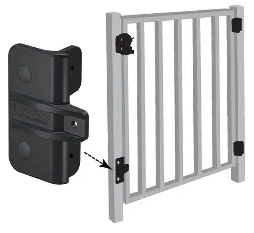 D&D Poortstop zwart van polyamide GS3S3 Uitverkoop