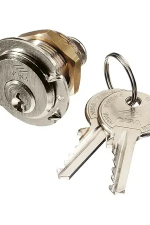 Nieuw Cisa automaatcilinder 30mm zonder haak vernikkeld 72210