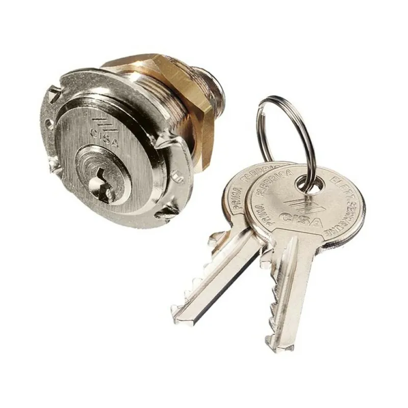 Nieuw Cisa automaatcilinder 30mm zonder haak vernikkeld 72210