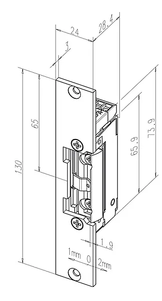 Standaard inbouw deuropener 13805RR--09635E91 en F91 Korting