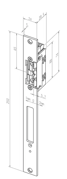 Standaard inbouw deuropener type 118 Lage Kosten
