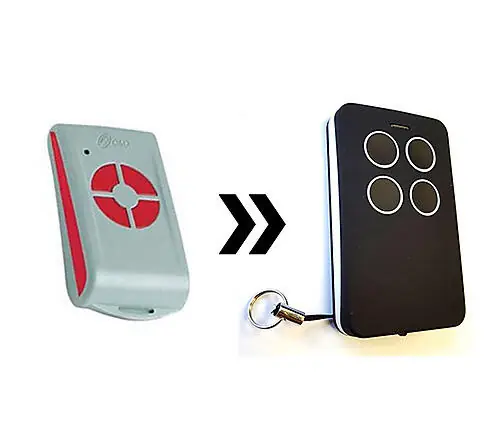 Universele Stedaparts Handzender compatible met O & O T.COM R4-2/R4-4 Voordeelprijs