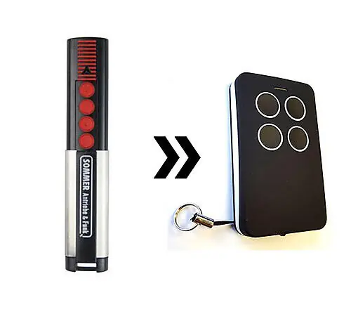 Express Levering Universele Stedaparts Handzender compatible met APERTO (SOMMER) 4020-TX03-434
