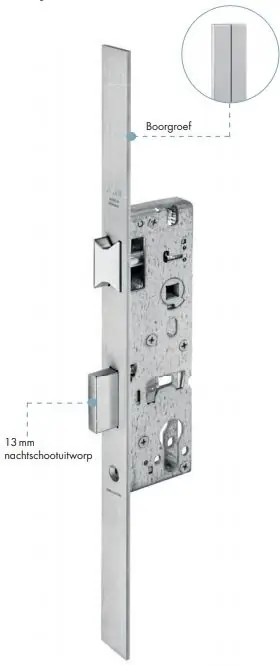 Gratis Retour Wilka Renovatieslot 1433 DRN20 met lange voorplaat 380mm