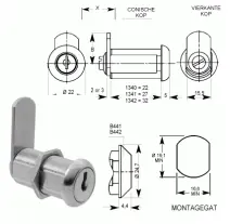 HEVELSLOT MOER 32MM RECHTE LIP 6210040 Koop Online
