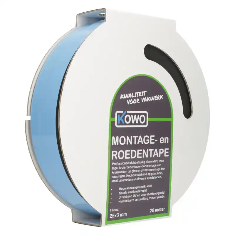 Beperkte Voorraad kruisroeden montagetape kowo