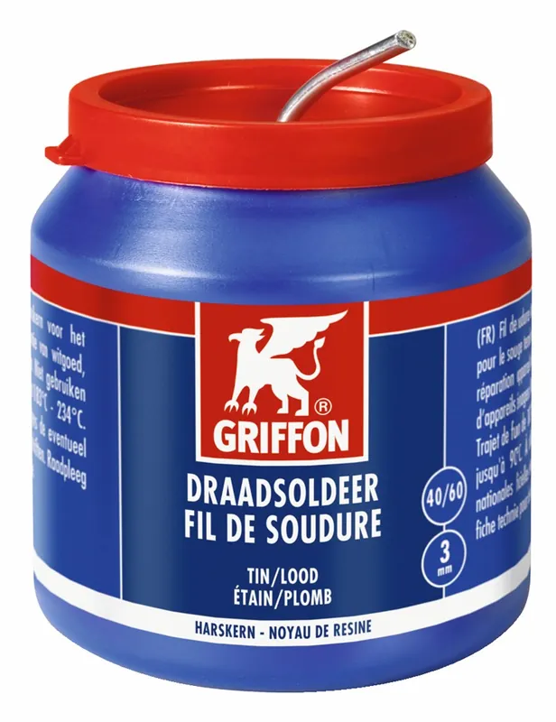 Korting draadsoldeertin zachtsoldeer griffon