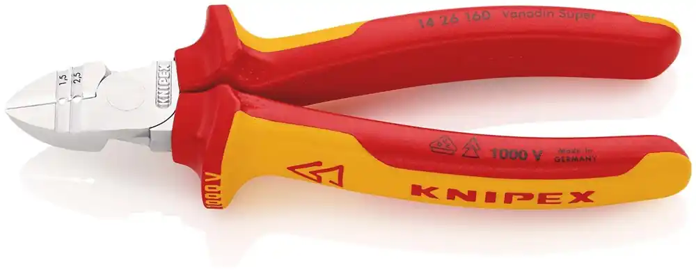 Korting afstrip-zijsnijtang knipex