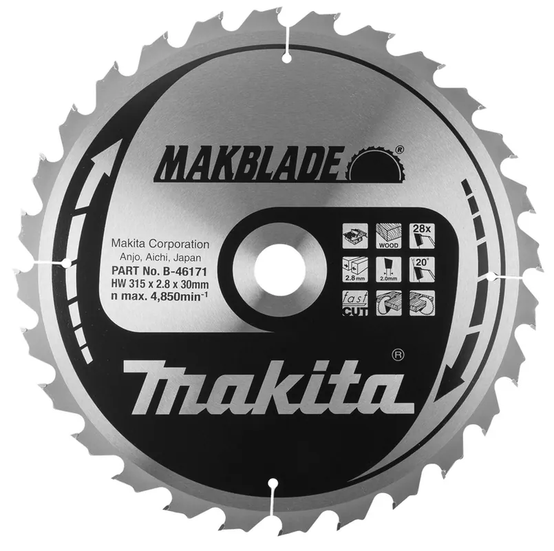 Actieprijs tafelzaagblad hm makita