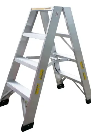 dubbele trap aluminium ongecoat dirks Rechtstreeks Van De Fabrikant