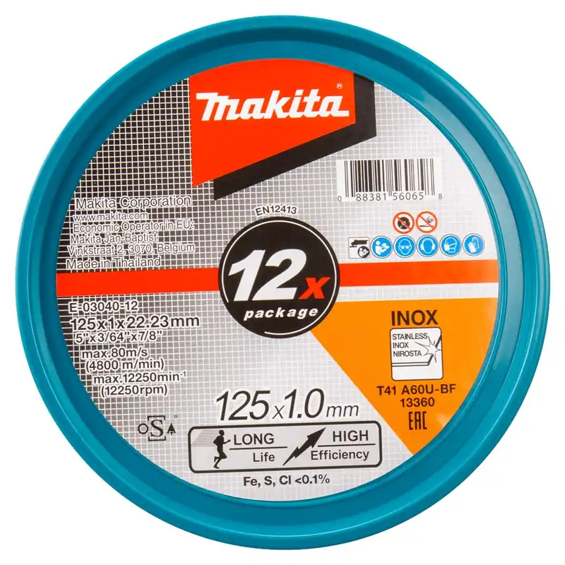 doorslijpschijfset staal/rvs makita Aanbieding