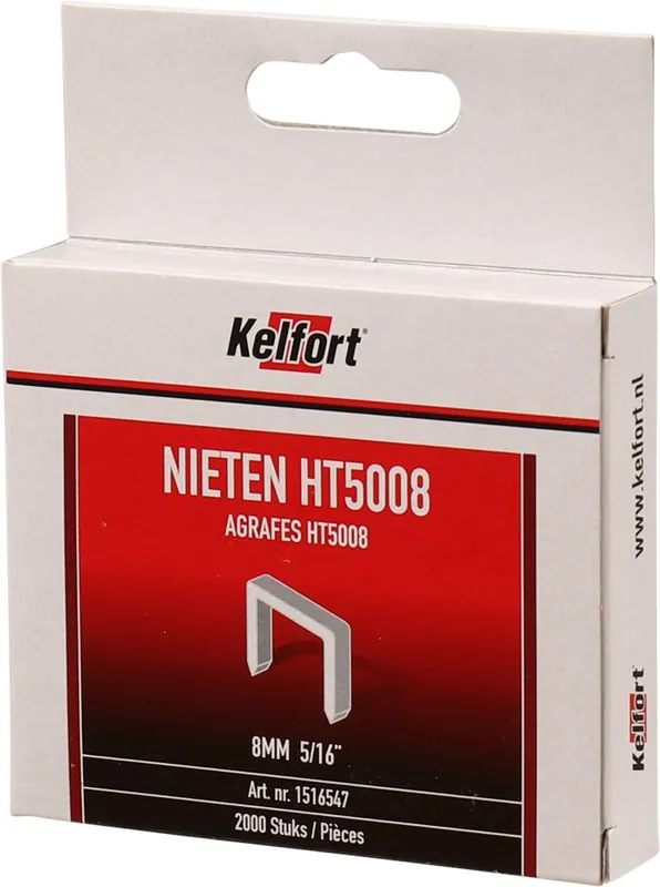 Merkproduct hechtnieten verzinkt kelfort