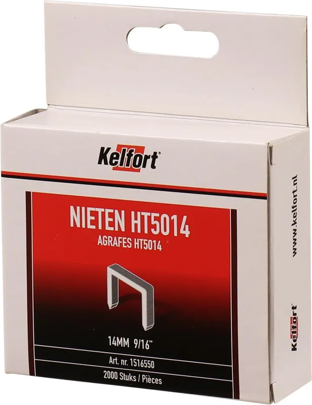Weekendaanbieding hechtnieten verzinkt kelfort