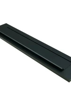 briefplaat aluminium mat zwart oxloc Laatste Kans