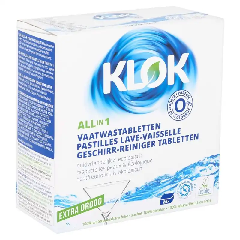 vaatwastabletten klok Dagaanbieding