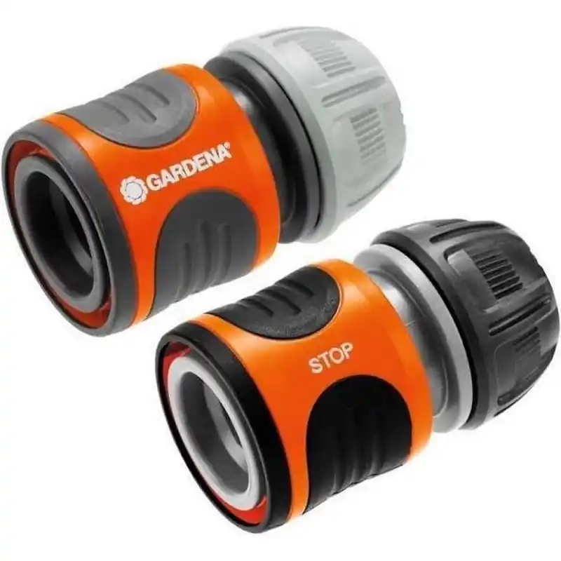 Aanbieding slangstukset oranje/grijs gardena