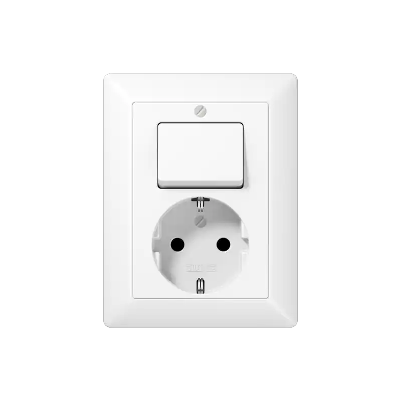 Actieprijs contactdoos+schakel wissel inbouw jung