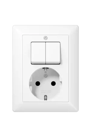 contactdoos+schakel serie inbouw jung Direct Verzonden