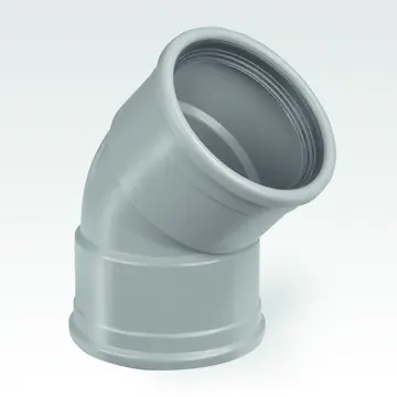 Aanbieding bocht pvc grijs buitenriolering