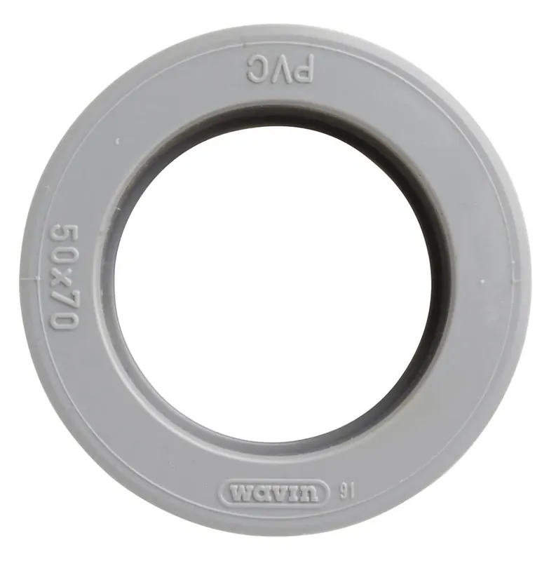 Merkproduct verloopring centrisch pvc grijs rwa