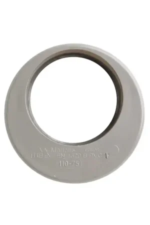 Voordeelprijs verloopring excentrisch pvc grijs rwa
