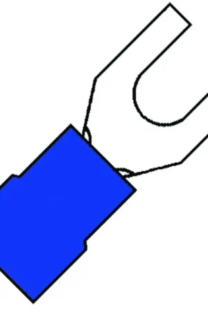 kabelschoen vork geisoleerd blauw Weekendaanbieding