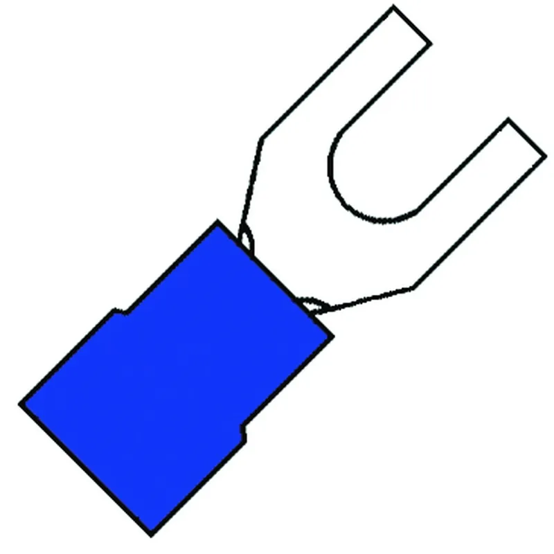 kabelschoen vork geisoleerd blauw Weekendaanbieding